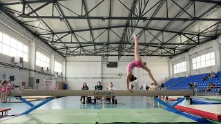 Matea Malivojević (10) - Nastup na gredi, Banja Luka 2024. Gimnastički klub "Olimp" Doboj.