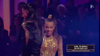 Tóth Andi és Andrei Mangra Extra produkciója a DWTS-ben.                      (2022 11 26.)