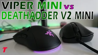 Razer Viper Mini vs DeathAdder V2 Mini - Which Shape Is For You?