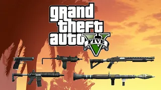 Grand Theft Auto V - All Weapons (Third & First Person)