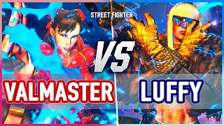 SF6 🔥 Valmaster (Chun-Li) vs Luffy (Manon) 🔥 Street Fighter 6