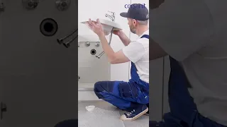 Видео-инструкция как установить смеситель и раковину на тумбу #cersanit #ремонт #смеситель #советы