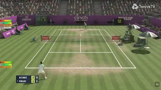 Carlos Alcaraz VS Alex De Minaur | ATP Queen’s 2023 | Tennis Elbow 4 | Gameplay