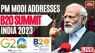 Watch LIVE: PM Modi To Address B20 Summit India 2023 | G-20 Summit | PM G20 Business Address