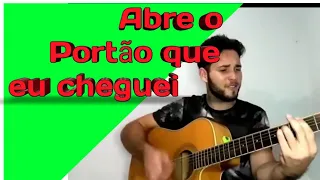 Abre o portão que eu cheguei Cover. Gustavo Lima