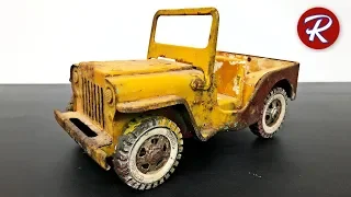 1960s Tonka Jeep Restoration - Military Willys MB