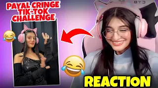 Payal Reaction On Her Cringe TikTok Video🤣