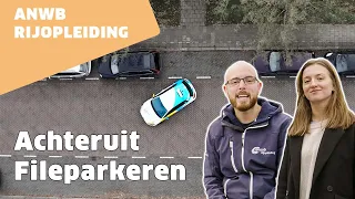 Fileparkeren achteruit tussen twee auto's - Bijzondere Verrichtingen | ANWB Rijopleiding