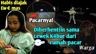 DRAMATIS‼ MENOLONG WANITA MALAM LAGI DIKEJAR PACARNYA SAMPE DISAMPER WARGA