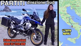 WE LEAVE FOR VISITING ITALY-FIRST IMPRESSIONS on the BMW GS 1250 ADVENTURE - also from the PASSENGER