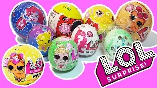 ЛОЛ ОРИГИНАЛ или Китайская ПОДДЕЛКА С #АЛИЭКСПРЕСС LOL Glitter LOL ШАРЫ PETS ЛЕДИБАГ MLP HATCHIMALS