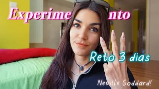 EXPERIMENTO "Reto 3 DIAS - Neville Goddard" CON TOTAL EXITO 🙌🏽✨ (ADAPTADO!!!)