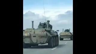 Movement of Armored Vehicles of the Russian Army Crimea 14.09.2021.