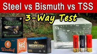 Steel vs. Bismuth vs. TSS Waterfowl Ammo Tested | Kent, BOSS, Apex