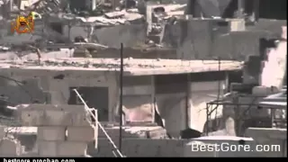 Sniper kills a Syrian terrorist with a 50.cal