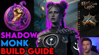 Way of Shadow Monk Build Guide: Baldur's Gate 3