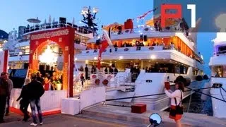 EXCLUSIVE F1 party on biggest yacht in Monaco