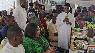 See what Comrade Oshiomhole told Edo Deputy Gov. Philip Shaibu at BeeTV Inauguration in Benin City