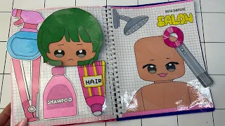 [🌸paper diy🌸] Hair salon Roblox 💇‍♀️ 헤어 살롱 종이놀이