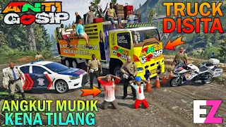 BOCAH SD DITILANG POLISI!! TRUCK ANGKUT ROMBONGAN MUDIK - GTA 5 SULTAN BOCIL