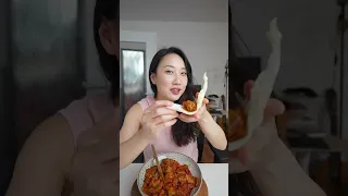 Spicy stir-fried pork with kimchi