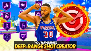 This “STEPH CURRY” DEEP-RANGE SHOT CREATOR build is TAKING OVER NBA 2K22