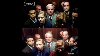 Priceless fart! Elevator scene outtake from The Master