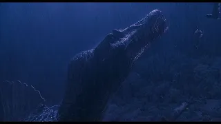 名シーン特集 |『ジュラシック・パークIII』 アラン・グラント博士のボートを襲うスピノサウルス　(4K HDR）