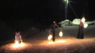 Вечер 8 марта. Fire-show.