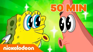 SpongeBob | 50 MIN dei NUOVI momenti di SpongeBob! | Nickelodeon Italia