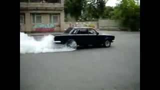 Burnout Gaz 24 10 Волга V8