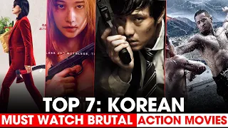 Top 7 Korean Brutal Action Movies in Hindi Dubbed | Must Watch Korean Action movies | Movies Gateway