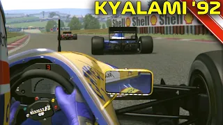 Mansell’s FW14B (Renault V10) Dominates Kyalami 1992 in Assetto Corsa VR.
