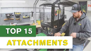 Top 15 Attachments for John Deere Riding Mowers