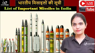 List Of Powerful Indian Missiles Full list  | Details  |Analysis
