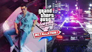 GTA Vice City With Next - Gen Graphics | Vice City 2 Mod 😍 For Low End PC!