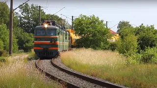 ВЛ80С-649 (БЧ, ТЧ-3 Барановичи) с грузовым наливным поездом (65 ваг.) прибывает в Инженерный парк