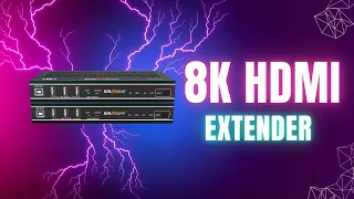 Extend Your 8K HDMI Signals up to 330Ft! The BG-EXH-8KC6 HDMI Extender Over Ethernet!