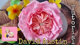 David Austin Gumpaste Tutorial/Gumpaste Flowers/Sweetblossom