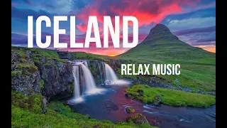 🇮🇸ICELAND NATURE IN 4K UHD Drone Film + Relaxing Piano Music for Stress Relief, Sleep, Spa, Yoga,