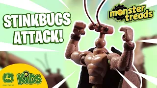 Attack of the Stinkbugs 🐞 Ep. 3 -  John Deere Monster Treads | John Deere Kids