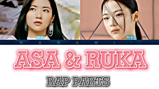 'Asa & Ruka' (BabyMonster) rap parts @officialBABYMONSTER