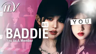 IVE - BADDIE | You As a Member OT7 | Karaoke + Color Coded Lyrics + Line Distribution