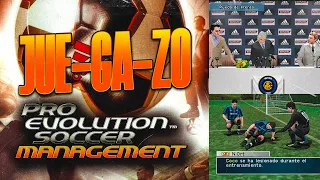 EL MEJOR juego de todos los MANAGER - Pro Evolution Soccer Management