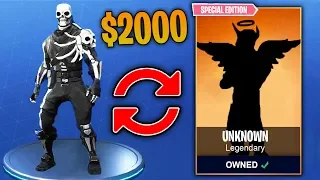 Top 10 MOST EXPENSIVE Fortnite Skins THAT HAVE BEEN SOLD!