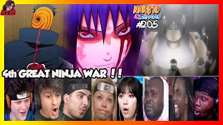 "Obito Declares War?!"😱🔥Naruto Shippuden Episode 205 REACTION MASHUP