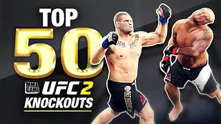 EA SPORTS UFC 2 - TOP 50 UFC 2 KNOCKOUTS - Community KO Video ep. 14