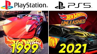 Evolution of HOT WHEELS PlayStation Games (1999-2021)