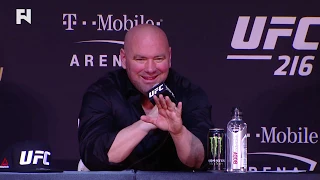 UFC 216: Dana White on Response in Las Vegas - "You Find Out Who Real People Are"