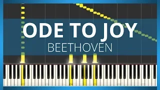Ode to Joy (Symphony No. 9 4th Movement) - Ludwig van Beethoven [Piano Tutorial] (Synthesia)